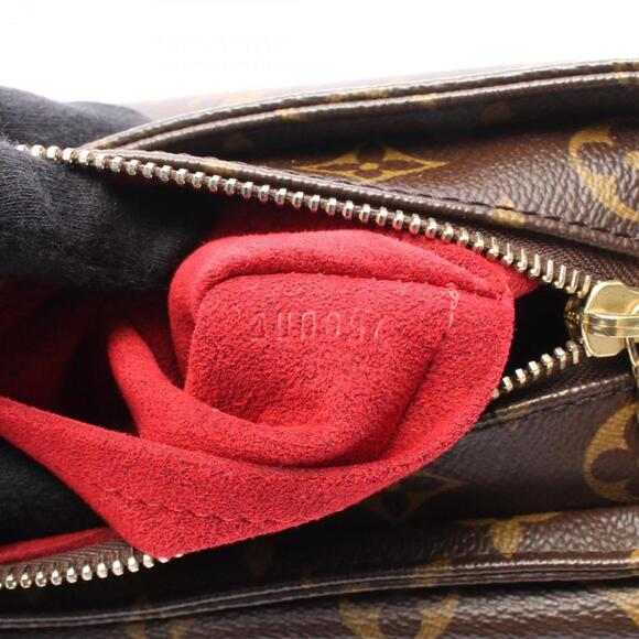 LOUIS VUITTON Brown Monogram Leather Shoulder Bag - Picture 6 of 11